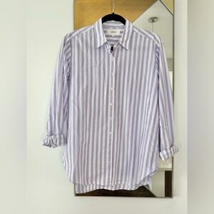 ❌ CONSIGNED ❌ XiRENA Beau Shirt purple lavender white stripes button down Small